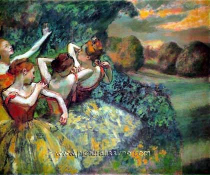 Degas Quatre Danseuses
