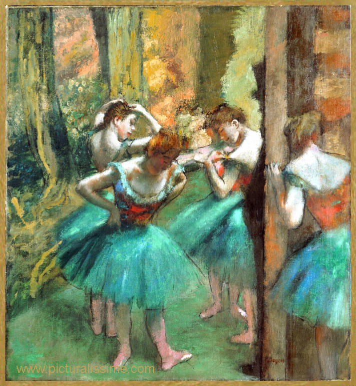 Degas Danseuses en Rose et Vert