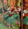 Danseuses en Rose et Vert