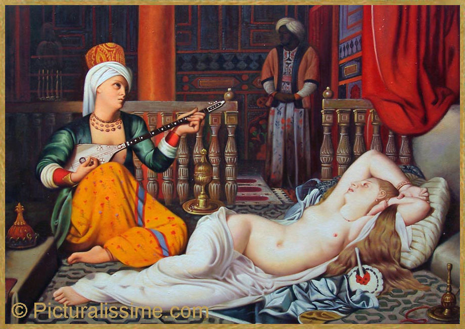 Exemple de qualité d'une reproduction de tableau copie de Ingres