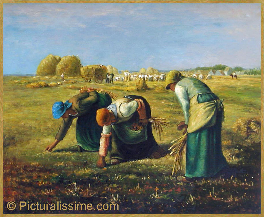 Exemple de qualité d'une reproduction de tableau copie de Millet