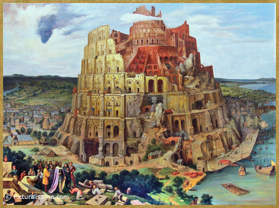 Exemple de qualité d'une reproduction de tableau copie de Bruegel