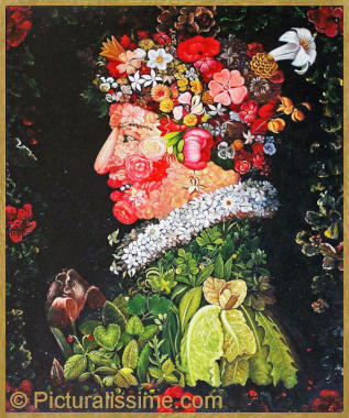 Exemple de la qualité de réalisation d'une Reproduction de Arcimboldo