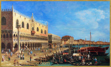 Exemple de la qualité de réalisation d'une Reproduction de Canaletto