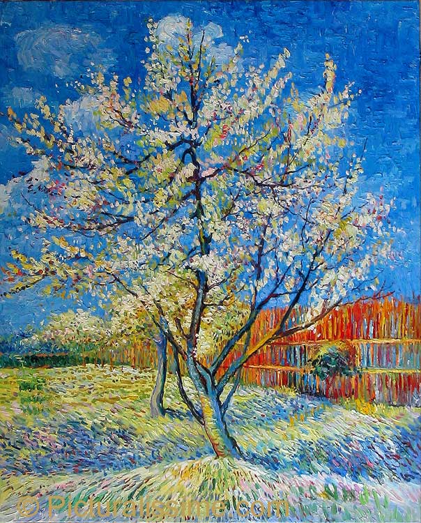 Exemple de qualit d'une reproduction de tableau copie de Van Gogh