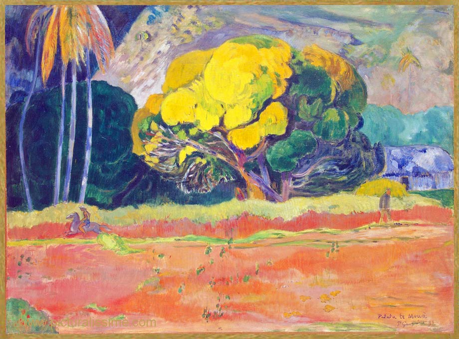 Copie Reproduction de Gauguin Fatata te Moua