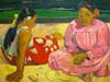 Gauguin Femmes Tahitiennes sur la plage