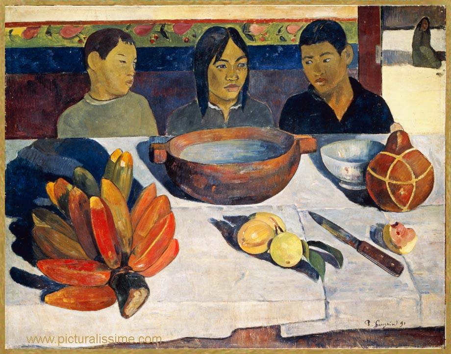 Paul Gauguin le Repas ou les Bananes