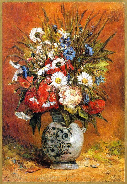 Paul Gauguin Marguerites et Pivoines