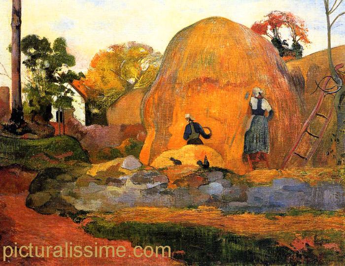 Paul Gauguin les Meules jaunes ou la Moisson blonde