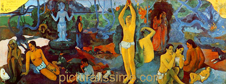 Gauguin d'O venons nous ? Que sommes nous ? O allons nous ?