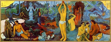 Gauguin d'O venons nous ? Que sommes nous ? O allons nous ?