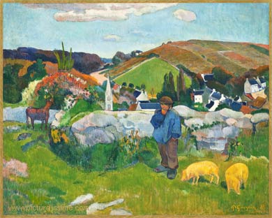 Paul Gauguin Paysan Breton