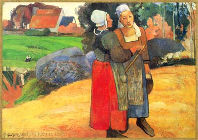 Paul Gauguin Paysannes Bretonnes