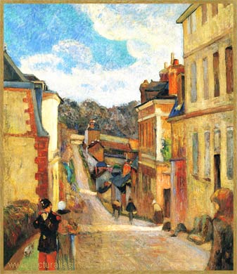 Paul Gauguin Rue Jouvenet à Rouen