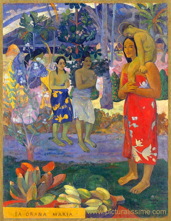 Paul Gauguin Ia orana Maria Je vous salue Marie