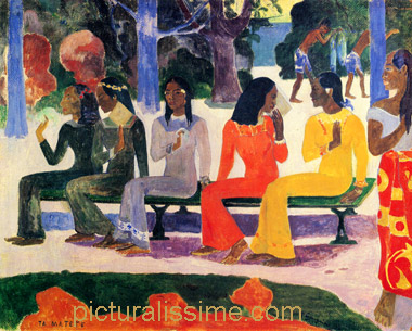 Paul Gauguin Ta Matete Le Marché