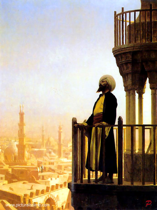 Copie Reproduction Jean Léon Gérôme Appel etagrave; la Prière