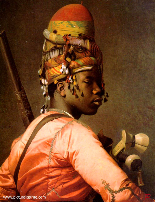 Copie Reproduction Jean Léon Gérôme Bashi Bazouk