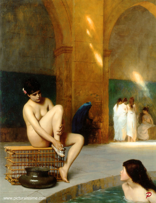 Copie Reproduction Jean Léon Gérôme Femme Nue