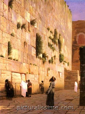 Jean Léon Gérôme Mur des lamentations Jerusalem