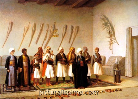 Jean Léon Gérôme la Prière dans la maison