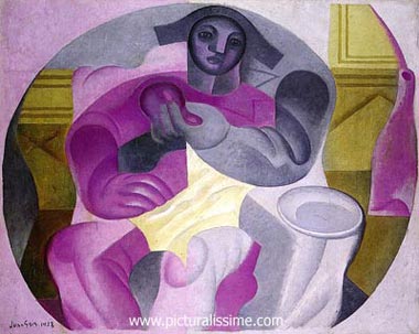 Juan Gris Arlequin assis