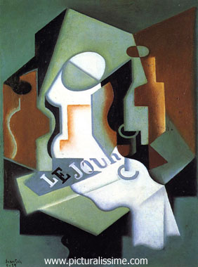 Juan Gris Bouteille et Compotier