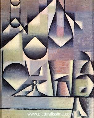 Juan Gris Bouteille et pichet