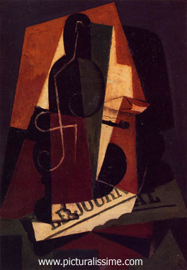 Juan Gris Bouteille et verre