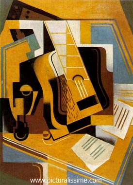 Juan Gris la Guitare 1918