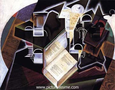 Juan Gris Livre Pipe et Verre