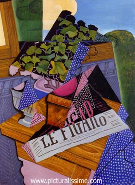 Juan Gris Pot de Géraniums