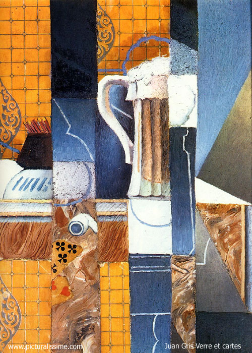 Copie Reproduction Gris Verre et Cartes