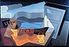 Juan Gris Vue etagrave; travers la baie