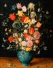 Bruegel jan bouquet de fleurs vase bleu