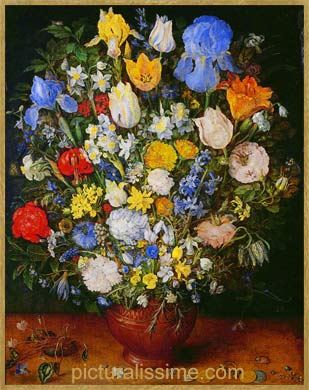 Bruegel Bouquet de fleurs Vase en céramique