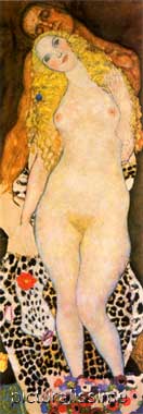 Gustav Klimt Adam et Eve