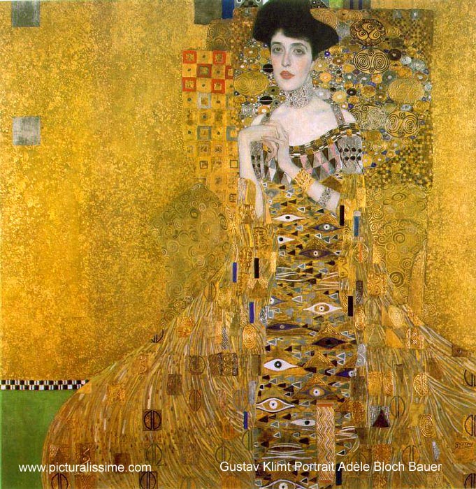Gustav Klimt Portrait Ad&egrave;le Bloch Bauer
