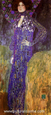 Gustav Klimt Portrait d'Emille Floge