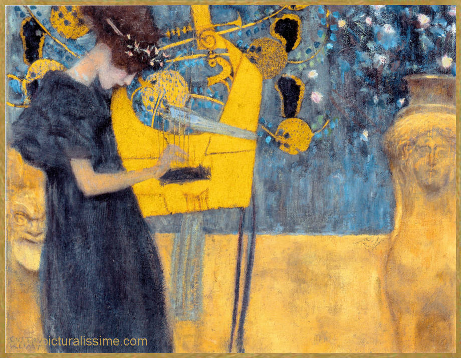 Copie Reproduction de Klimt Musique