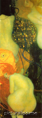 Gustav Klimt Poissons rouges