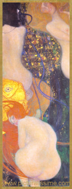 Gustav Klimt Poissons rouges