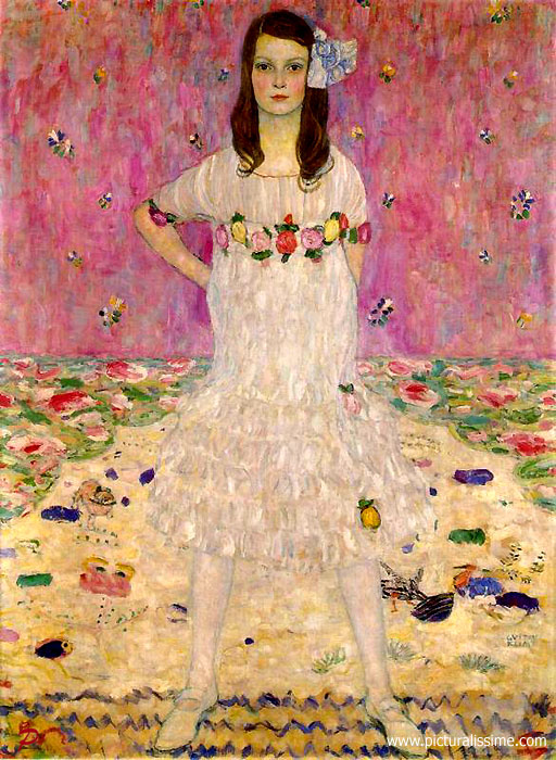 Copie Reproduction de Klimt Portrait de Madame Primavesi