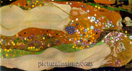 Gustav Klimt Le Serpent d'eau N2