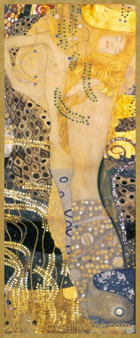 Gustav Klimt le serpent d'eau