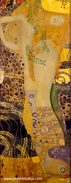Gustav Klimt Le Serpent d'eau