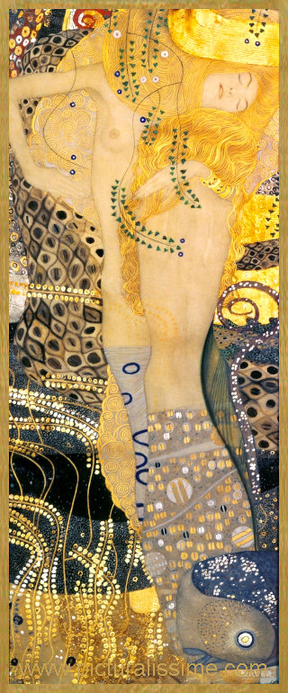 Gustav Klimt Le Serpent d'eau