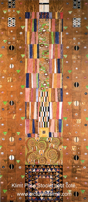 Copie Reproduction de Klimt Frise Stoclet petit cotetamp;eacute;