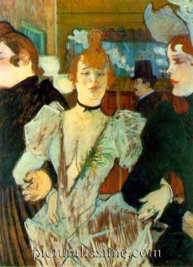 Toulouse Lautrec l'Entrée de la Goulue au Moulin Rouge